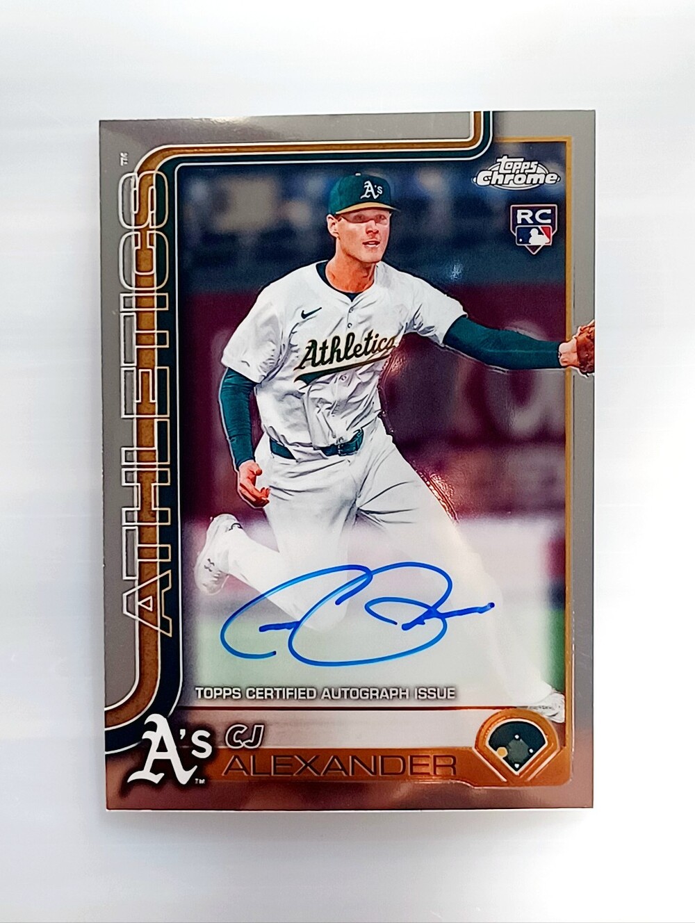 Cj Alexander Auto Rookie Baseball Card